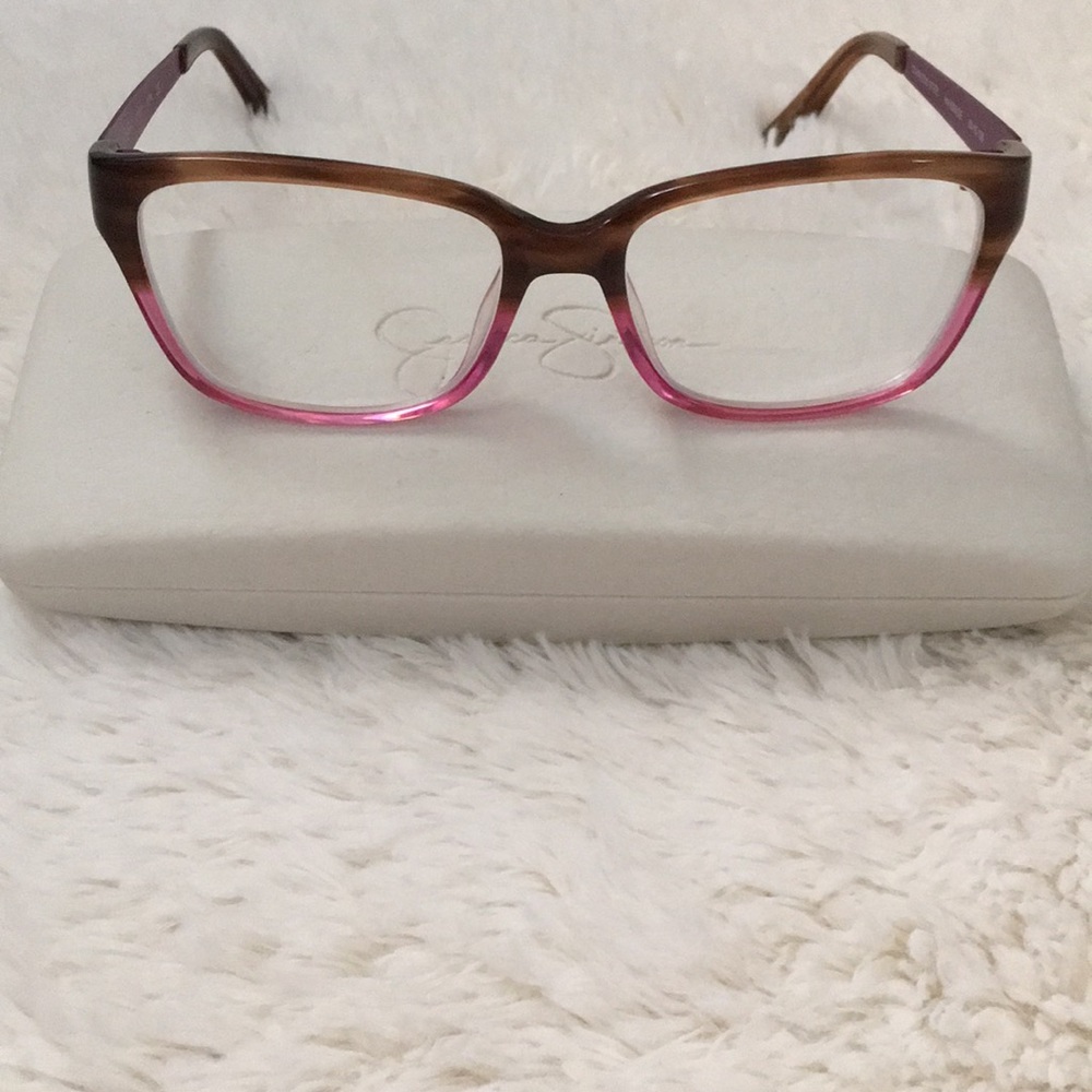Jessica Simpson glasses with case and cloth